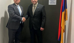 Դեսպան Արման Իսրայելյանը  ՆԱՏՕ-ում ՀՀ առաքելությունում հյուրընկալեց ՆԱՏՕ-ի գլխավոր քարտուղարի՝ Գործընկերությունների հարցերով փոխտեղակալ, Կովկասում և Կենտրոնական Ասիայում ՆԱՏՕ-ի գլխավոր քարտուղարի հատուկ ներկայացուցիչ, դեսպան Քևին Համիլթոնին