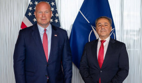 Ambassador Arman Israelian, Head of Armenian Mission to NATO met with Ambassador Matthew Whitaker, U.S. Permanent Representative on the North Atlantic Council